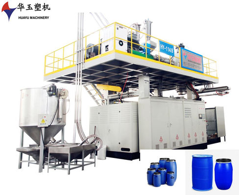 大規模生産のための3層のダブルリングドラム吹塑機