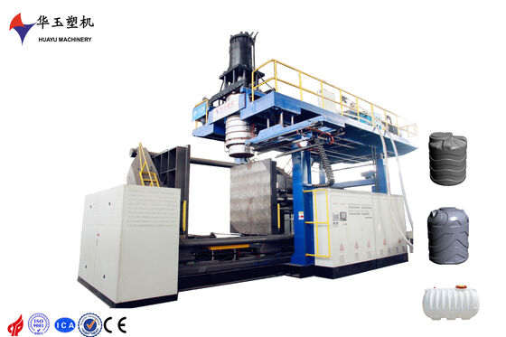 PLC+タッチスクリーン制御付き 3000L 容量 3層共押出 IBC ブロー成形機